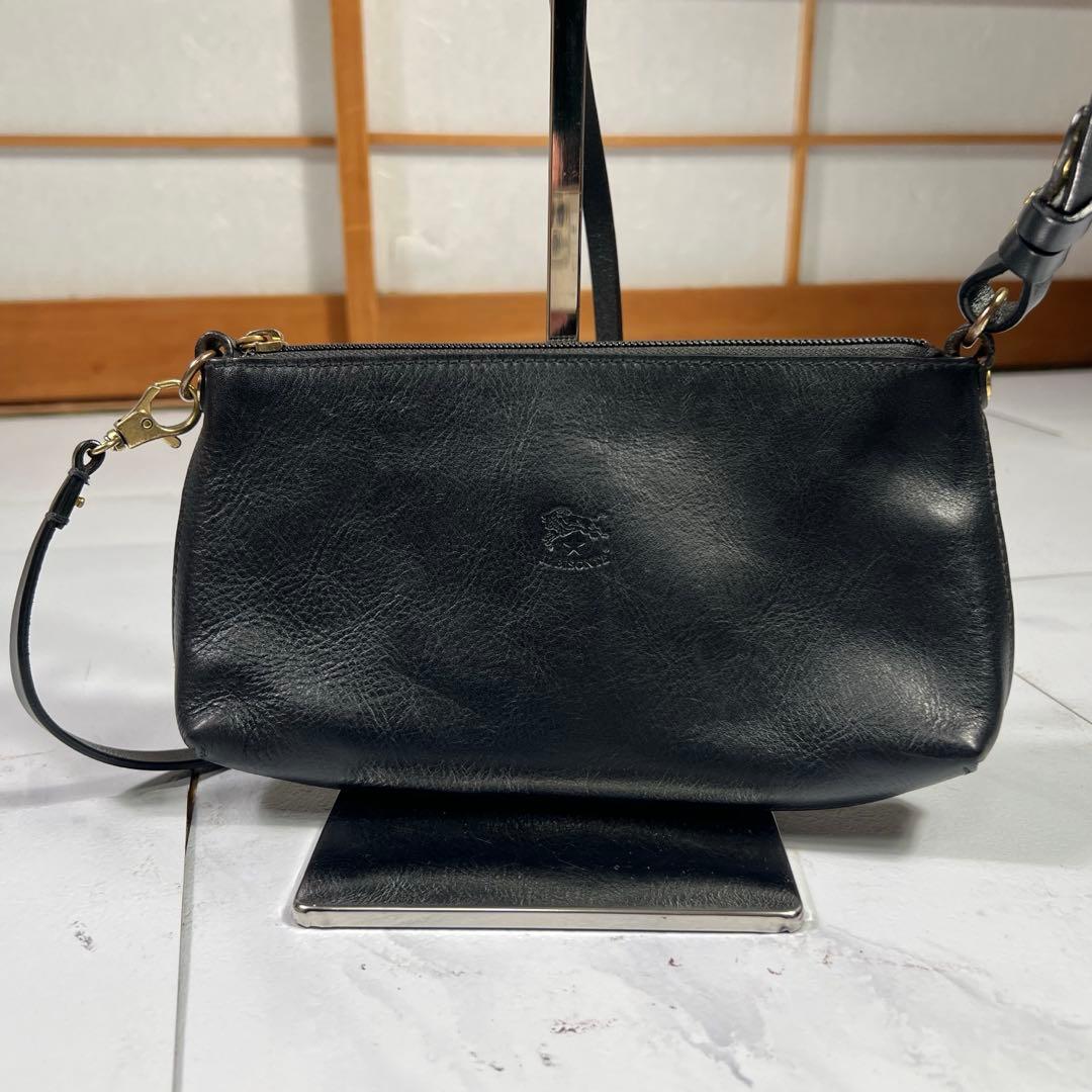 IL BISONTE イルビゾンテ クロスボディバッグ レザー ショルダーバッグ IL BISONTE（イルビゾンテ） クロスボディバッグ ショルダーバッグ