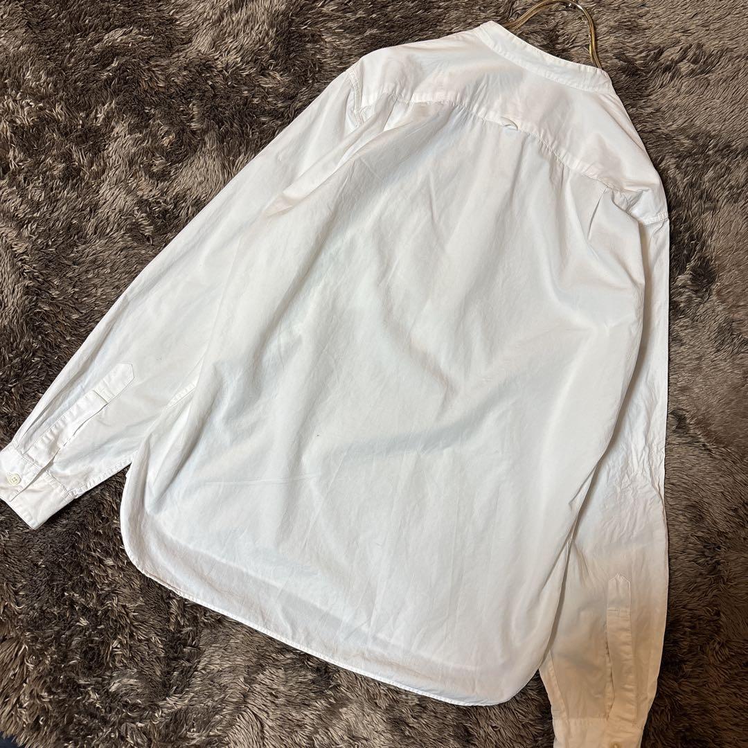 MHL. エムエイチエル マーガレットハウエル バンドカラーシャツ