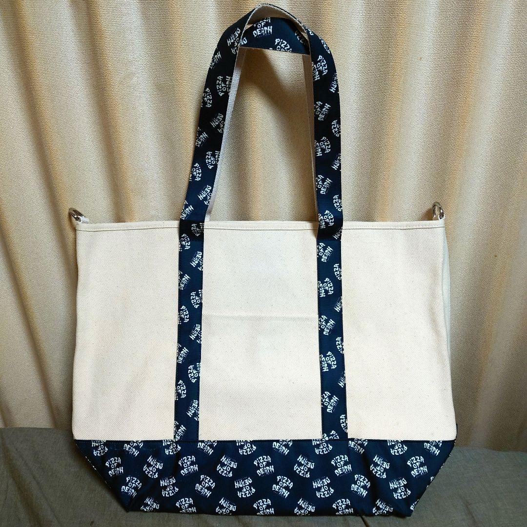 送料込) PIZZA OF DEATH ピザオブデス/トートバッグ/ネイビー - メルカリ
