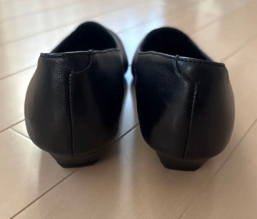 ヤマダヤ Aga アーガ パンプス 羊革 ブラック