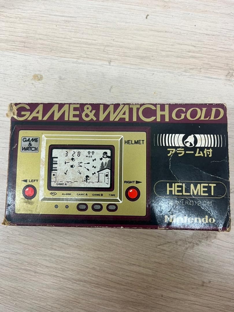 M-173】任天堂 ゲームウォッチ HELMET CN-07 取説付 中古