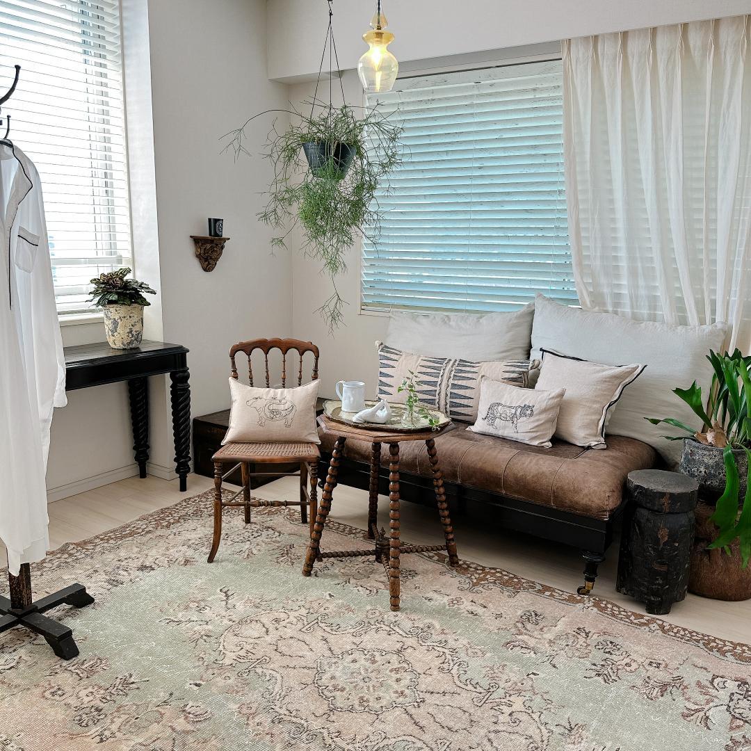 とも様専用 トルコヴィンテージラグ A83 - メルカリ