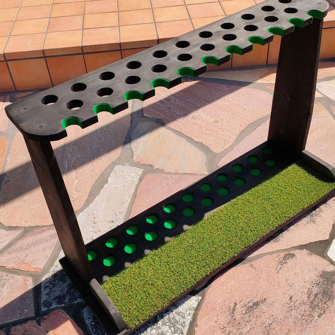 ゴルフクラブスタンド21本＋11本【組立て完成品でお届け】塗装