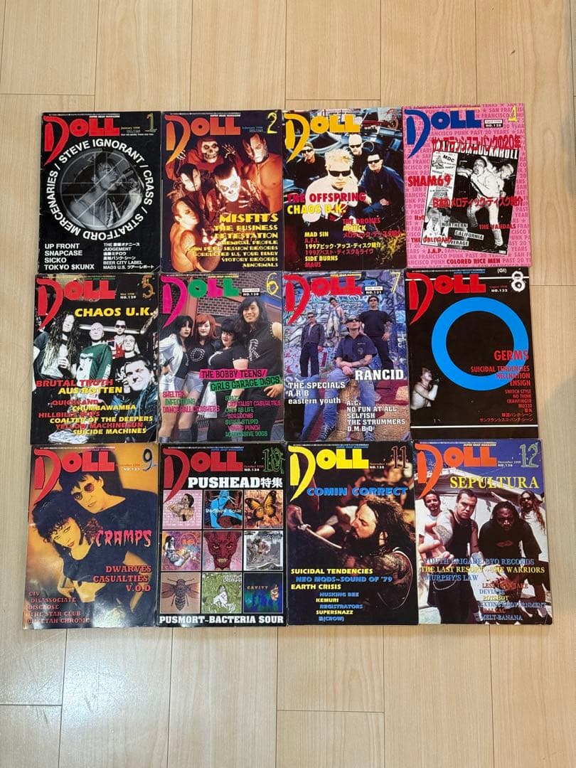 激レア中期DOLLセット12冊PUNK HARD CORE SEXPISTOLS - メルカリ
