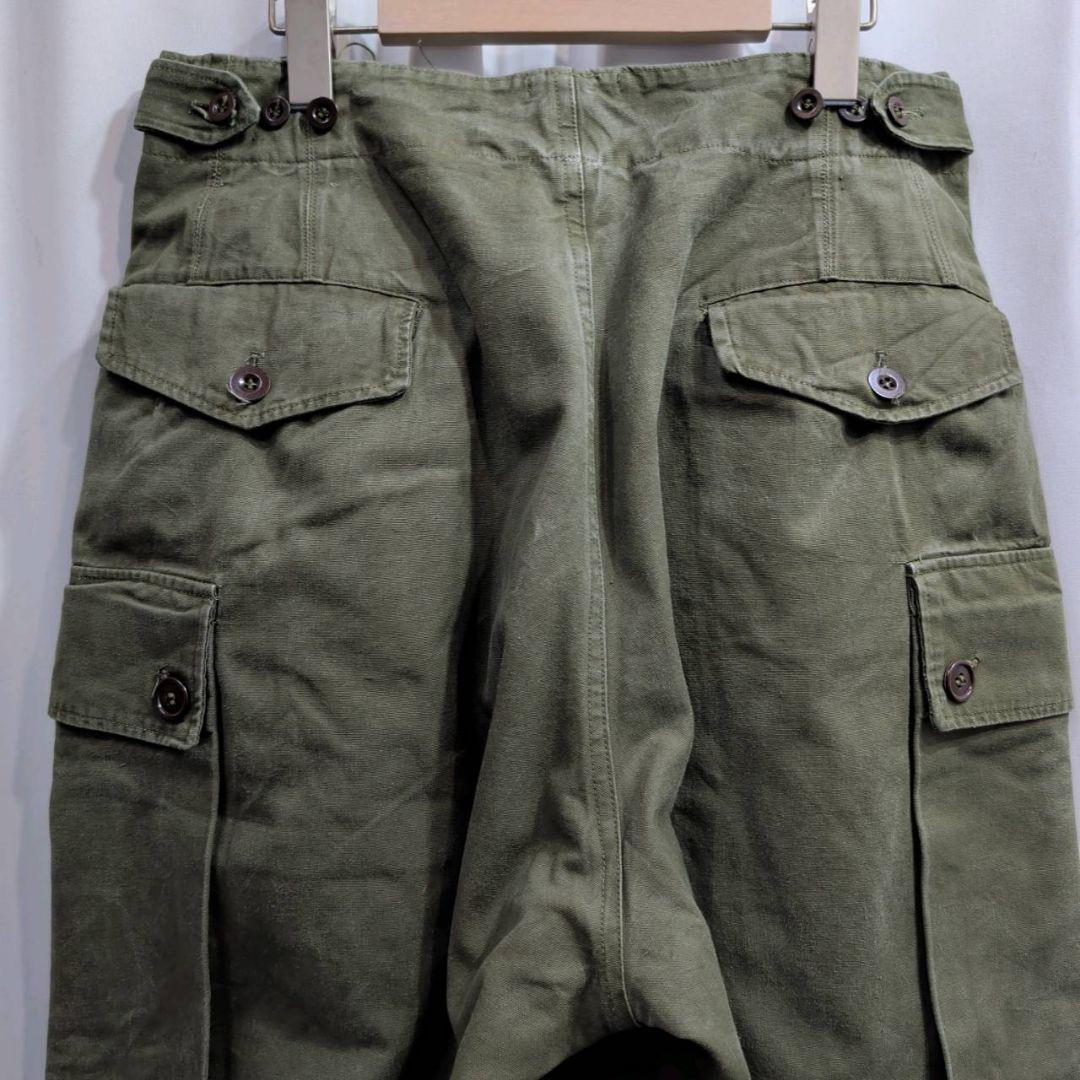 50s 1959年 オランダ軍 ダブルフェイス カーゴパンツ 78×80 - メルカリ