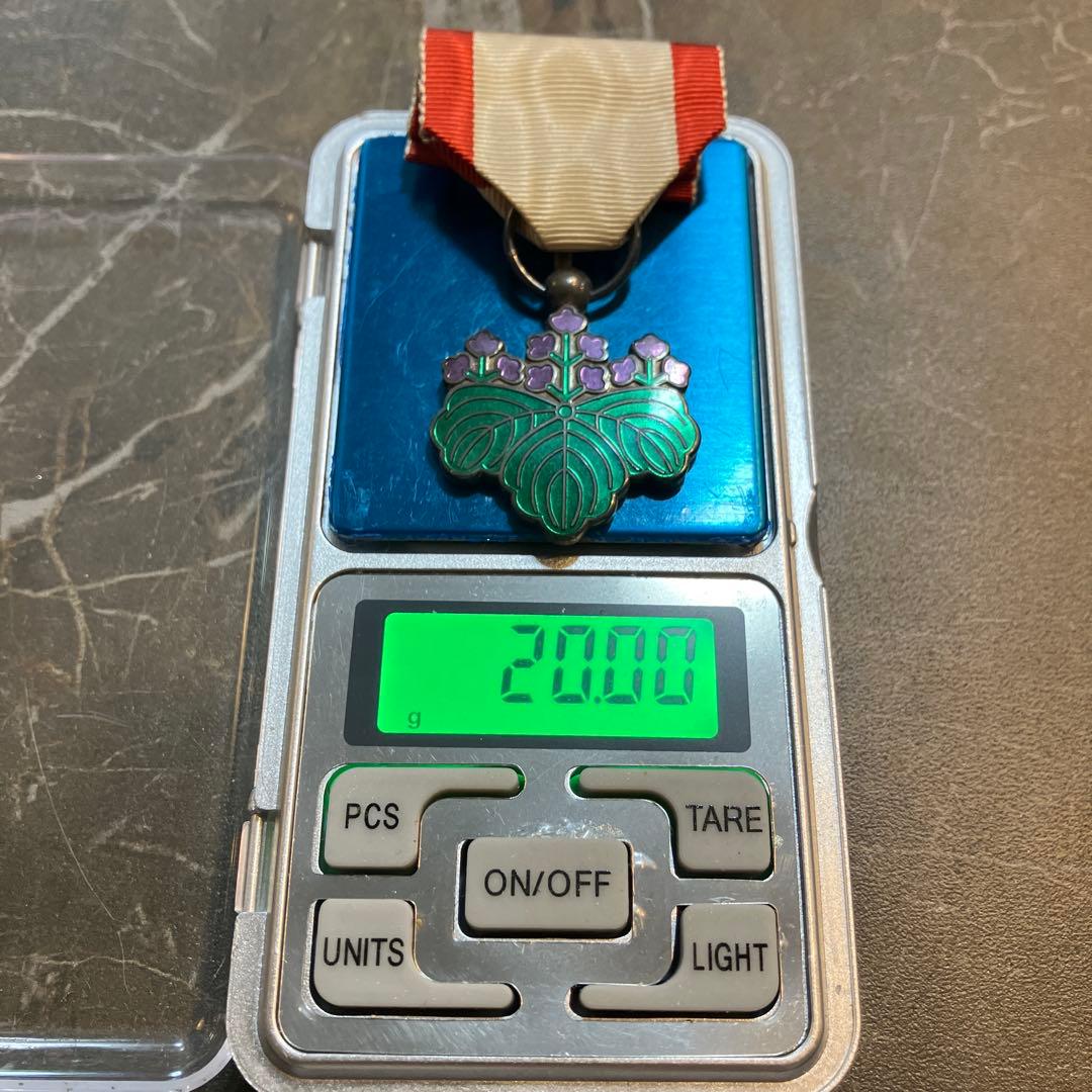 勲七等青色桐葉章 勲章 メダル 日本