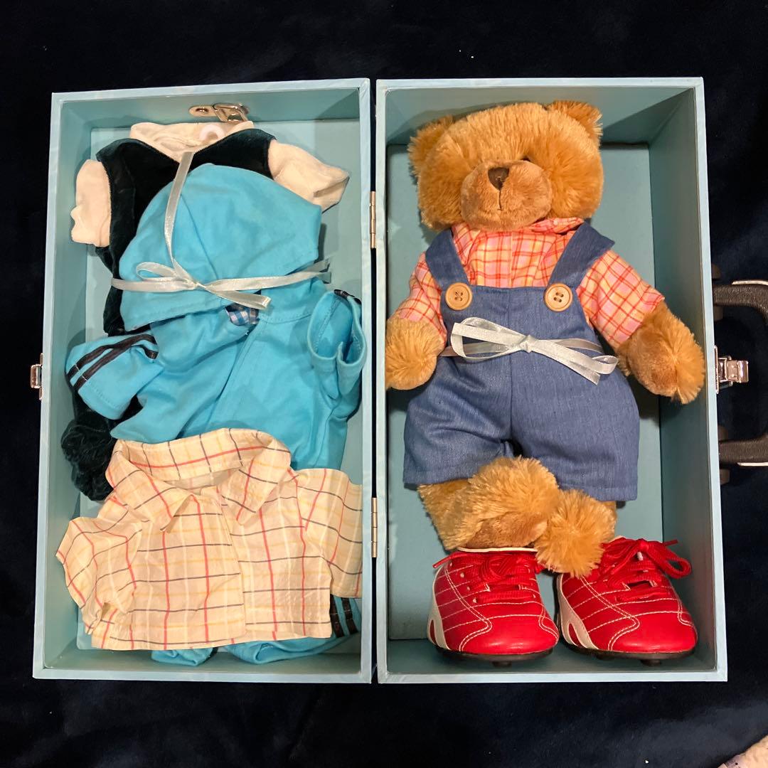 ビルドアベア 着せ替え人形 本体のテディベアと着せ替え各種 ハンドル