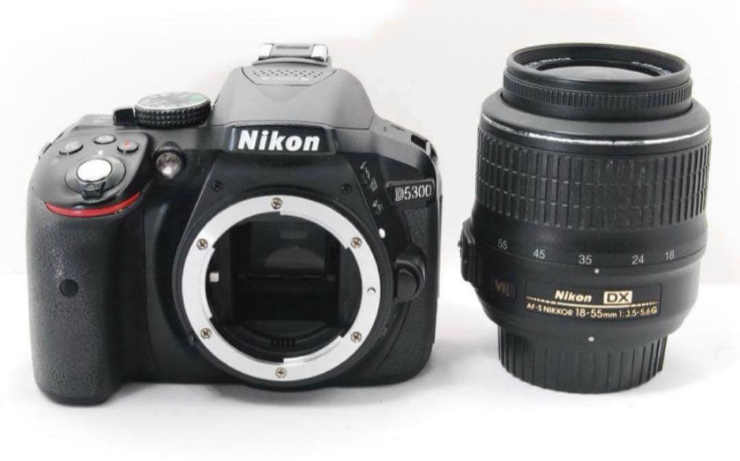 到着後即使える！⭐️NikonD5300⭐️ レンズ3本/sdカード64GB/三脚 Amazon.co.jp: Nikon D5300 AF-P DSLR Camera Double Zoom Kit, Black