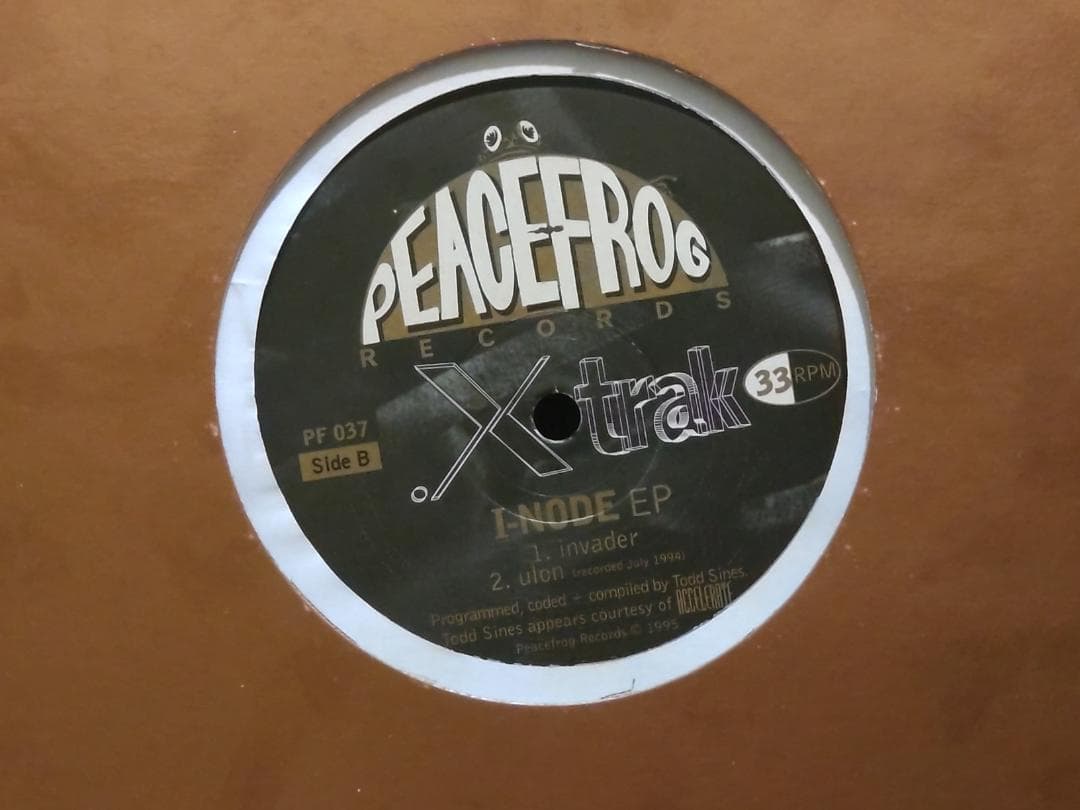 Peacefrog （4枚セット） レコード レーベル TECHNO テクノ