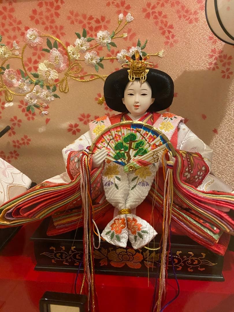 お雛様 親王飾り ケース入り 福仙 ひな祭り 初節句
