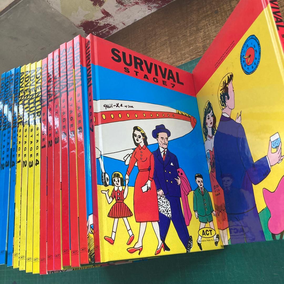 ル*カ様 昭和 ACT 英語教材 全16冊セット 蛭子能収 湯村輝彦 - メルカリ