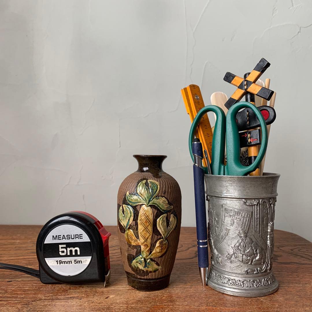 琉球古典焼 壺屋焼 やちむん 沖縄 骨董 古作 飛鉋 作家物 職人 小橋川