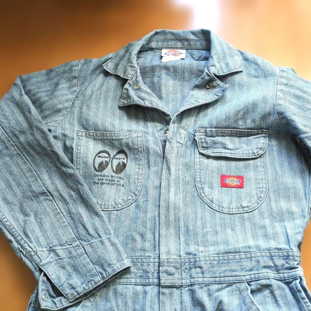 Moon Equipment Co. グレーオーバーオール 半袖 つなぎの通販｜www