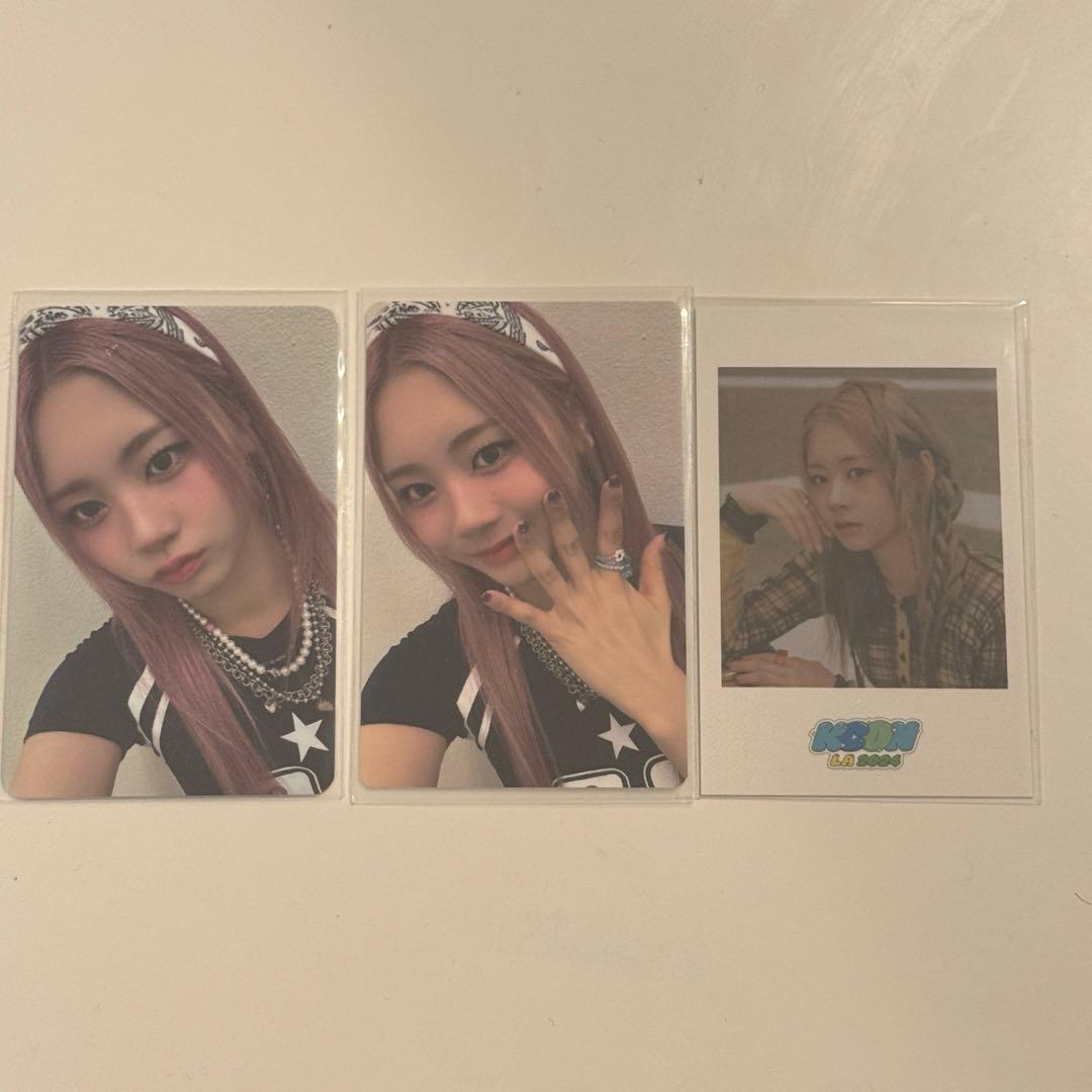 佐々木心菜　2024 kcon LA オフライン、オンライントレカ　ポラロイド 佐々木心菜 2024 kcon LA オフライン、オンライントレカ ポラロイド