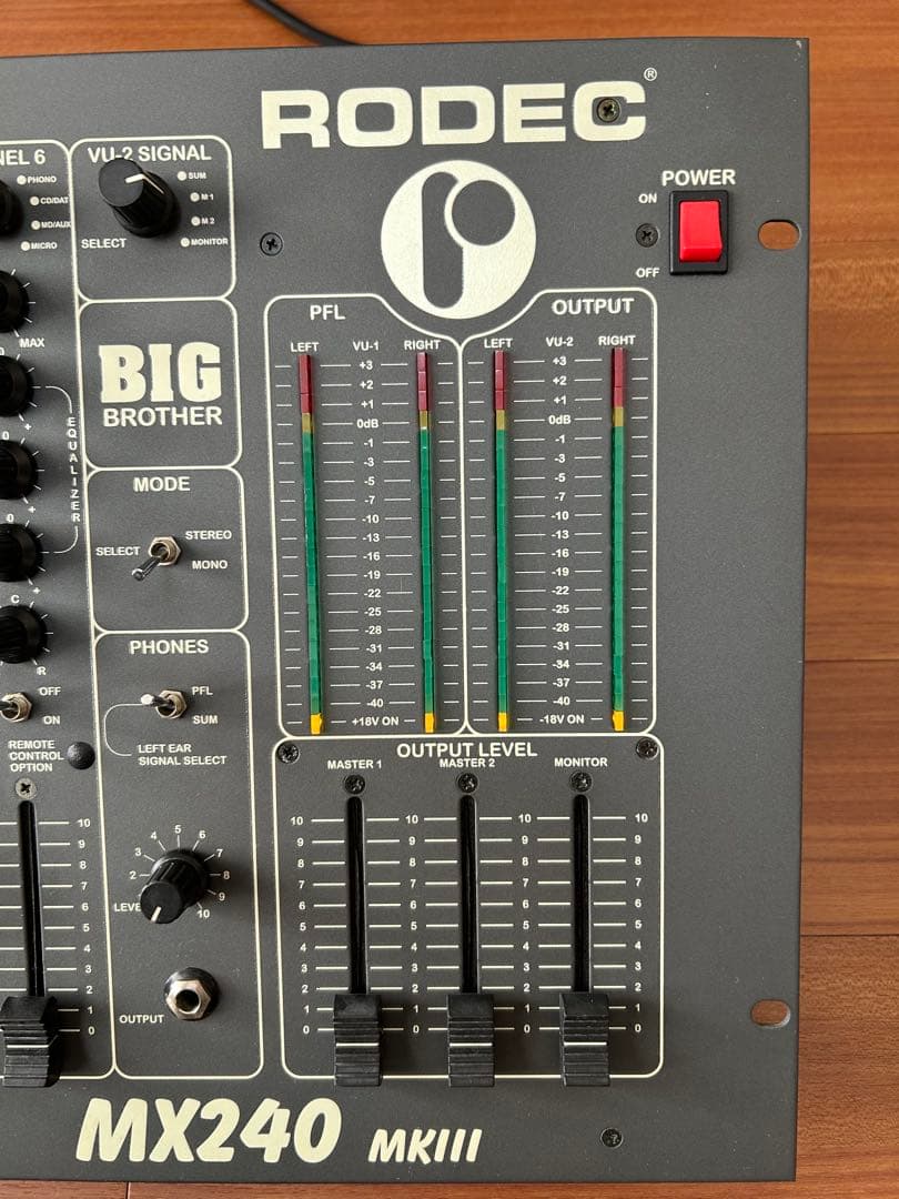 RODEC MX240 MKⅢ BIG BROTHER DJミキサー - メルカリ