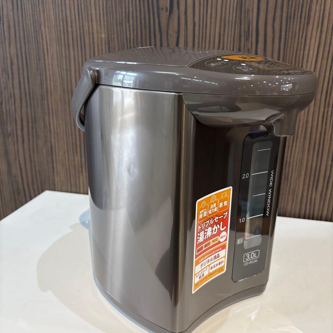 象印 電気ポット 3.0L メタリックブラウン CD-WU30