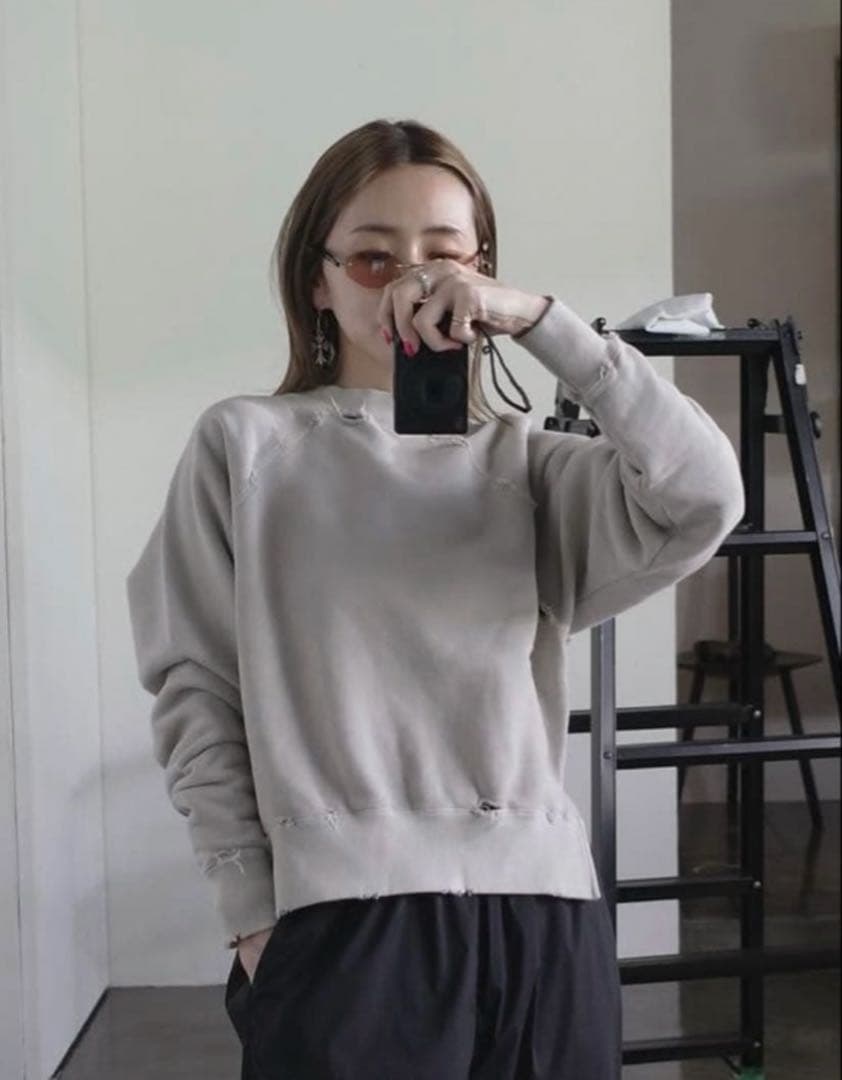 LON TWO SIDE SWEATSHIRT#03 Greige - メルカリ