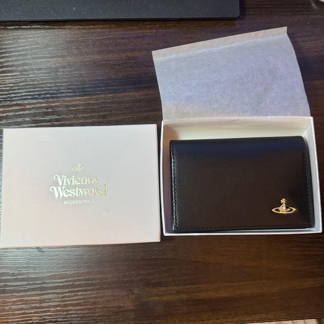 Vivienne Westwood 名刺入れ ブラック ヴィヴィアンウエストウッド カードケース 名刺入れ レディース