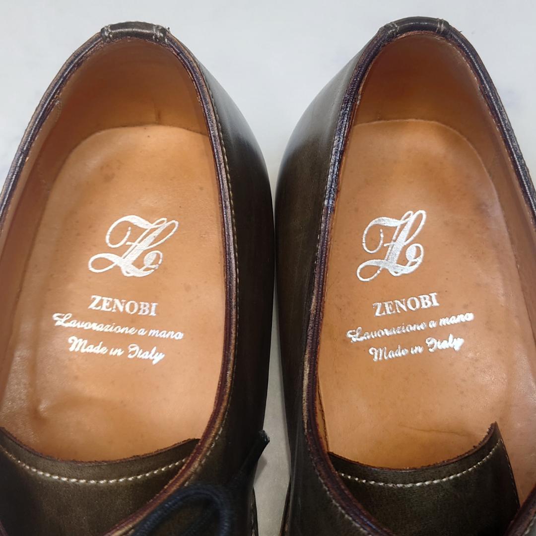 着用回数少ない ZENOBI パティーヌ ダークグリーン オリーブカーキ色