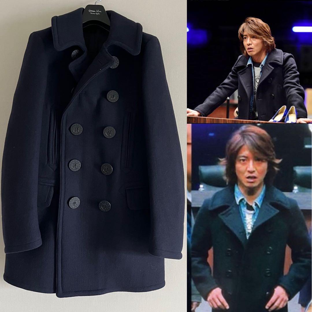 新品 タグ付 ラグスマックレガー キムタク着 ピーコート マインデニム