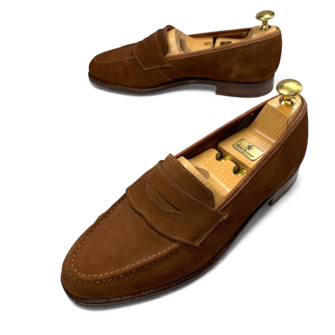 クロケット製 ロイドフットウェア ローファー Jシリーズ 茶 6.5E 25cm