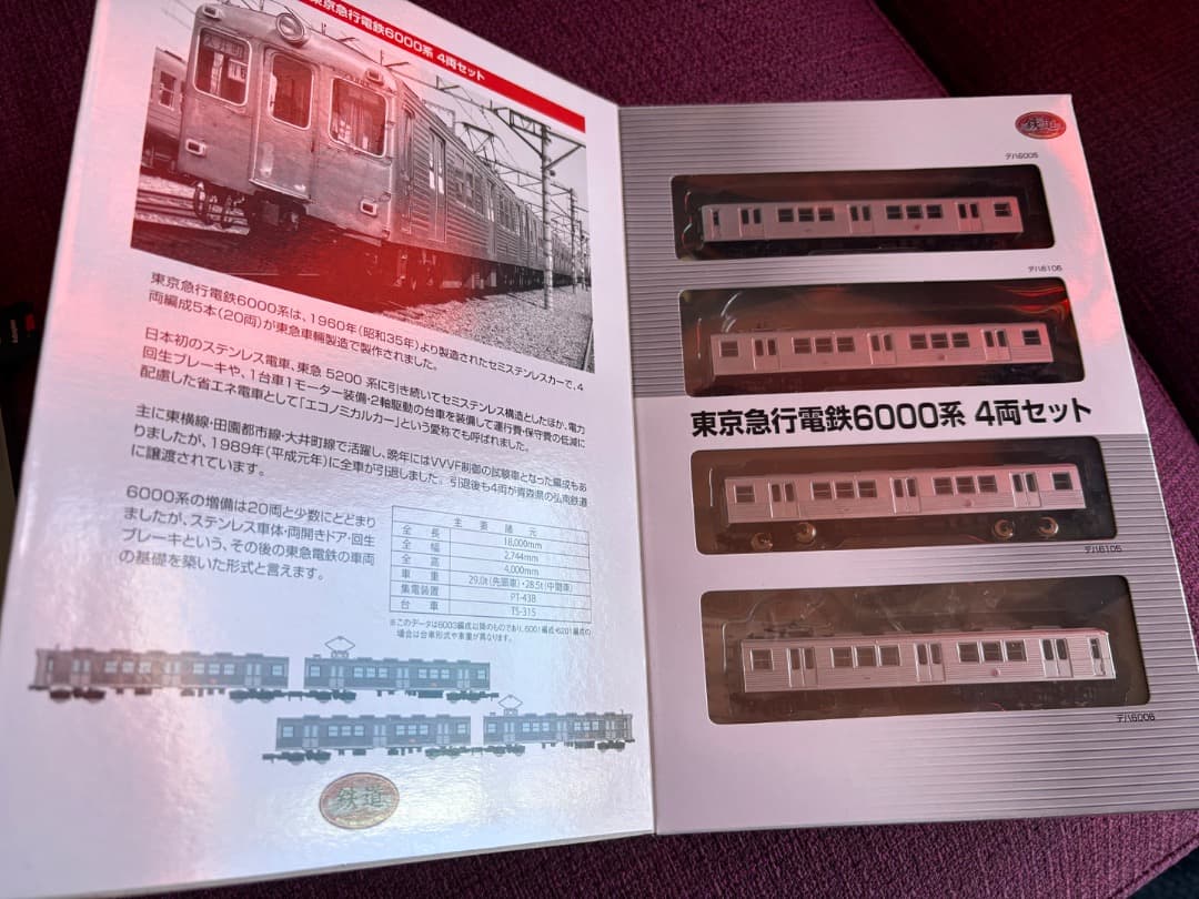 鉄コレ 東急6000系 動力・Nゲージ化 4両セット - メルカリ