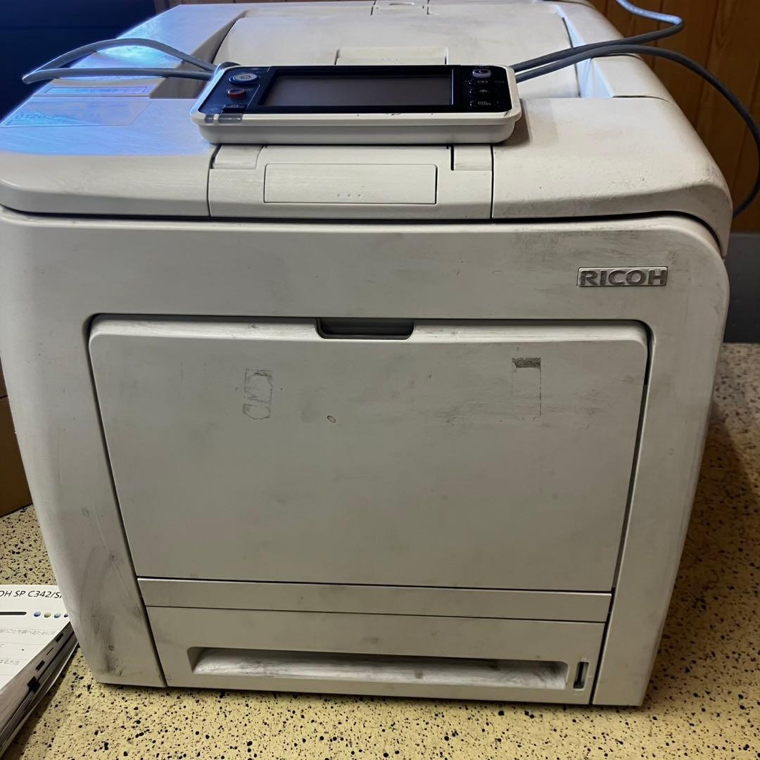美品 RICOH SP C342 カラーレーザープリンター トナー付き 業務用