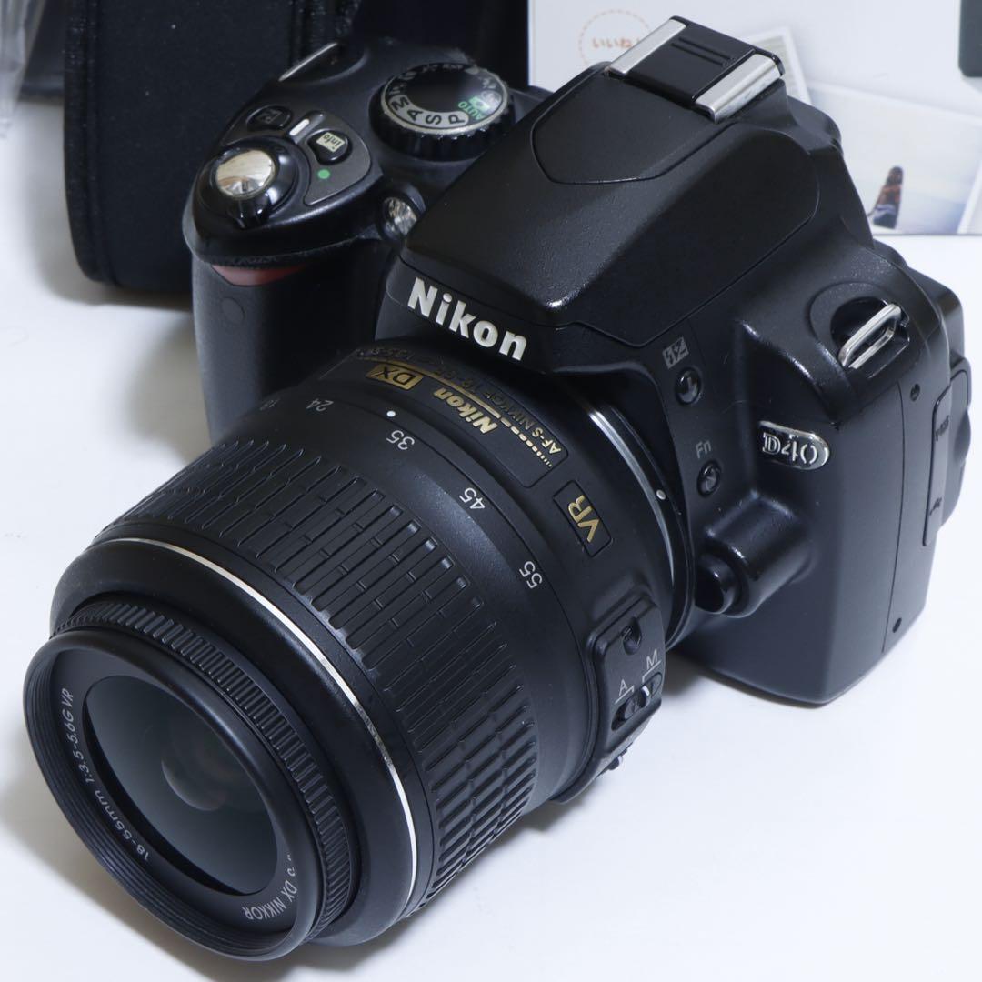 ★ MAXポテト★定番機★ Nikon D40セット Amazon | Nikon デジタル一眼レフカメラ D40 シルバー ボディ本体 D40S