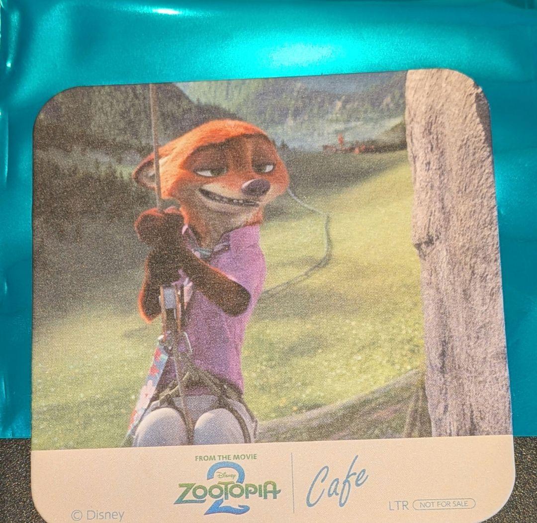 ズートピア2 オーマイカフェ 特典 コースター ニック - メルカリ