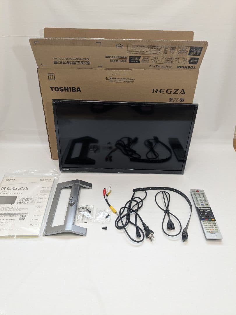TOSHIBA 東芝 液晶テレビ REGZA 24V34 20年製 箱付き Amazon | REGZA 24V型 液晶テレビ レグザ 24V34 ハイビジョン 外付け