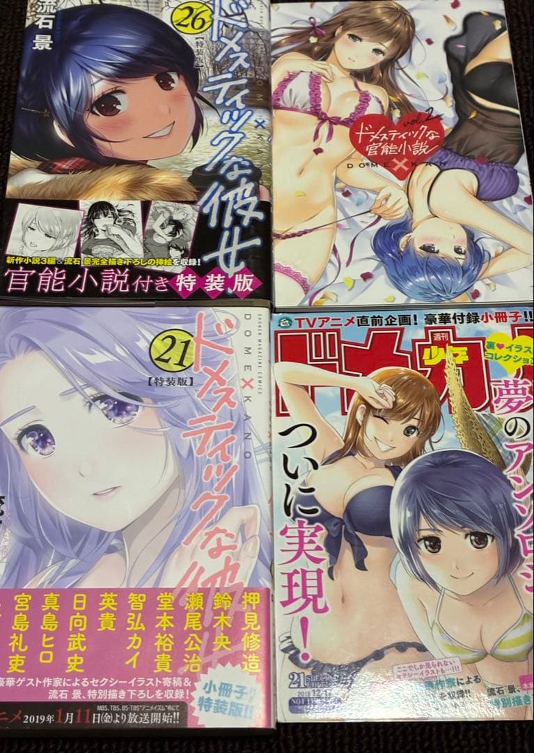 【帯付き】ドメスティックな彼女　特装版８冊