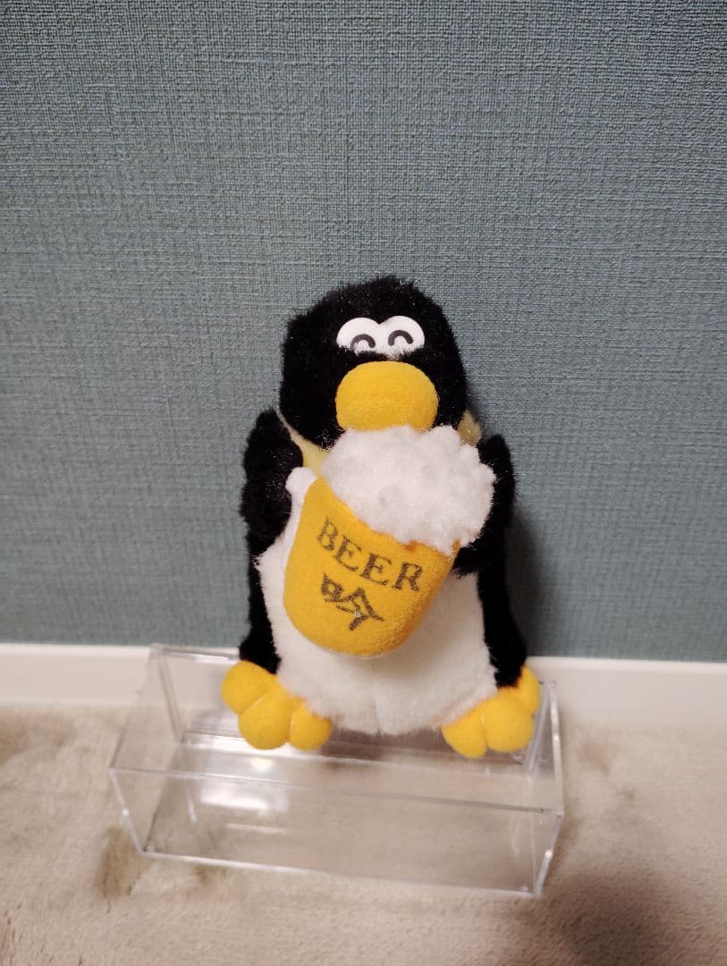 レトロ ペンギン ぬいぐるみ ビール 吟 - メルカリ