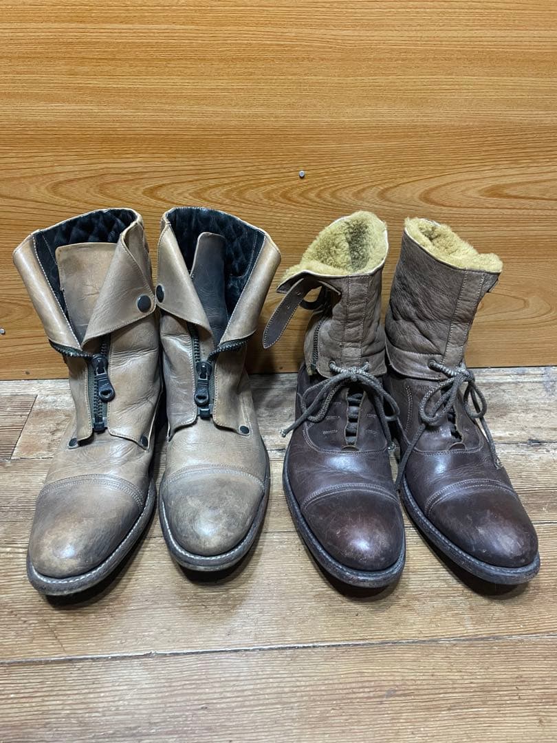 alfredoBANNISTERセンターZIP Wライダースブーツ　セット alfredoBANNISTERセンターZIP Wライダースブーツ セット - メルカリ