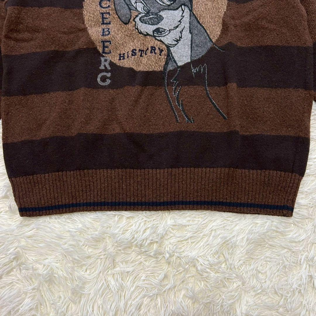ICEBERG HISTORY ディズニーウール100 ニット イタリア製 茶M - メルカリ