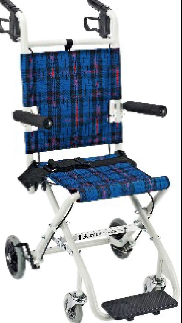 コンパクト車いす のっぴー NP-001BL 未使用 マキテック - メルカリ