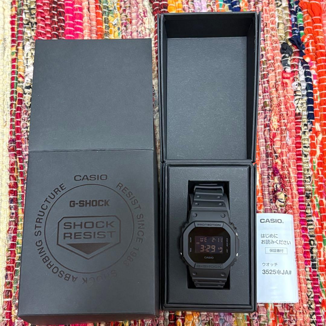 CASIO G-SHOCK DW-5600UBB-1JF 新品未使用箱保証書付き - メルカリ