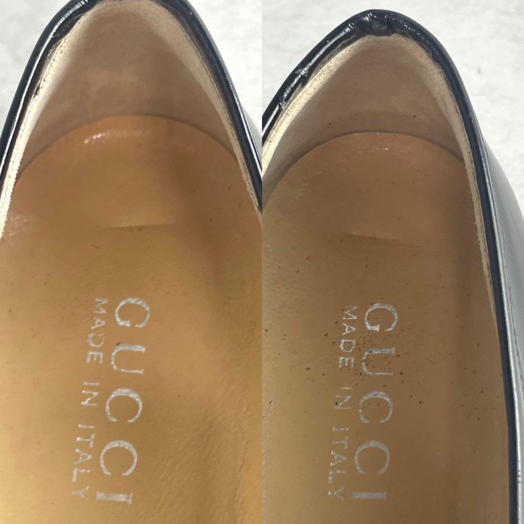 靴 Gucci Horsebit Square Toe Loafers 37.5C