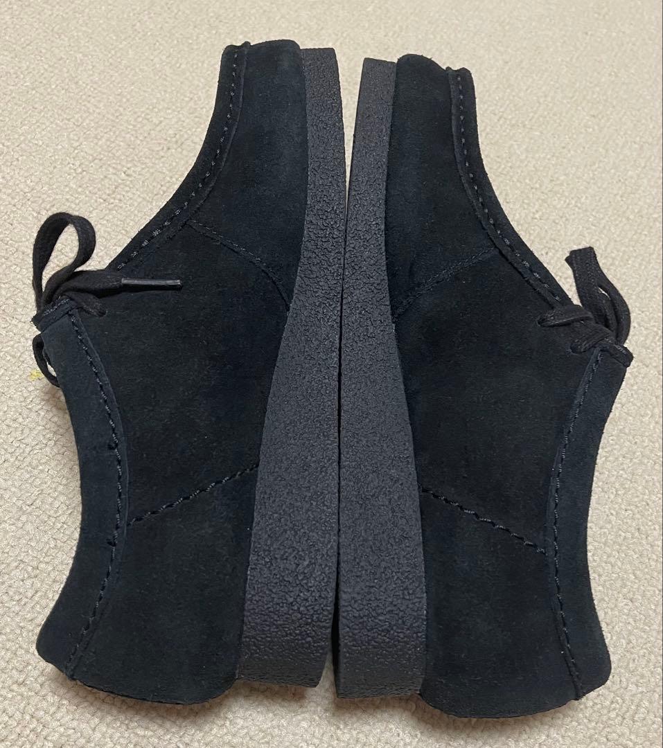 Clarks Wallabees ブラック モカシン　24.5cm