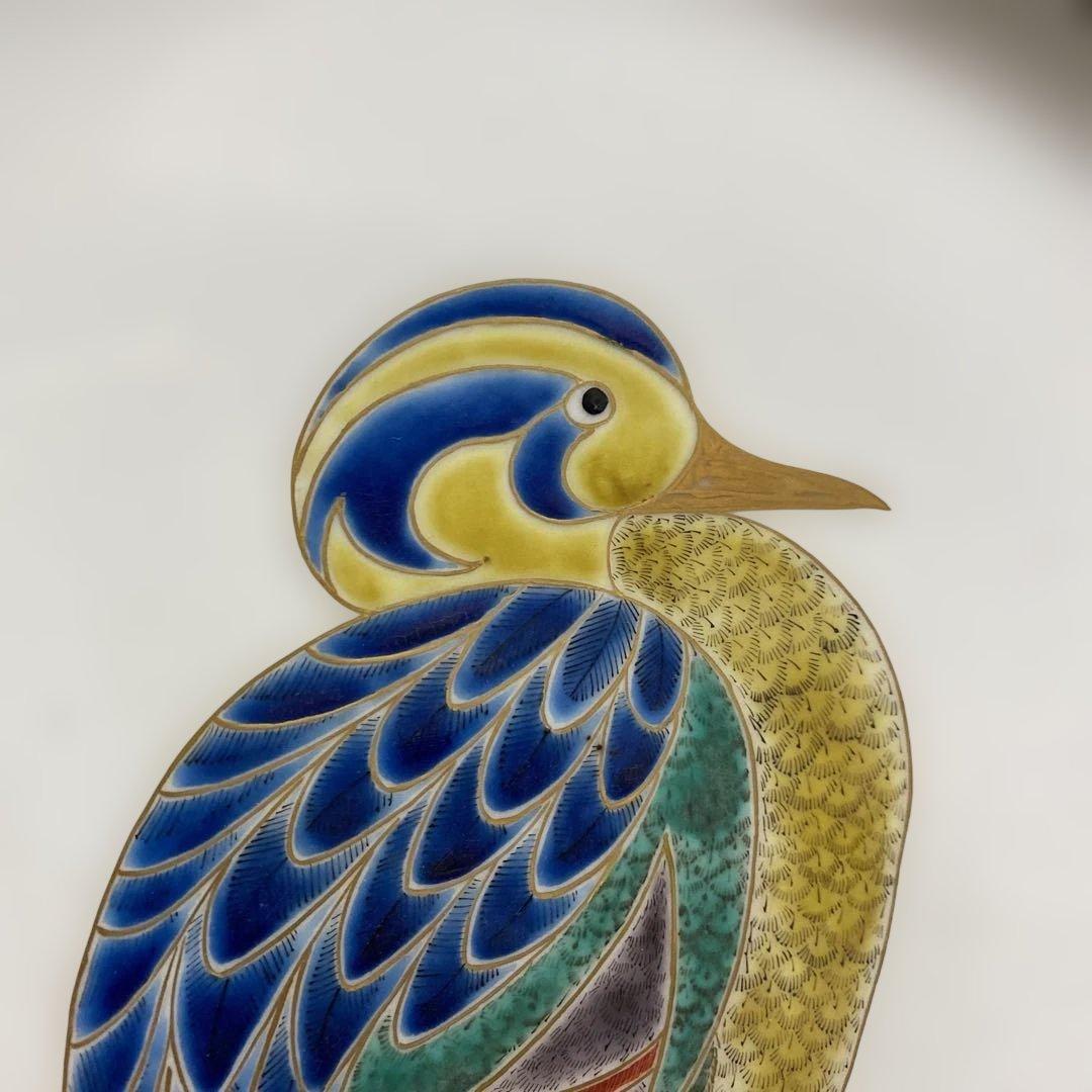 金彩鳥紋 平鉢 九谷 北山雲平氏作 37㎝ 共箱入 - メルカリ