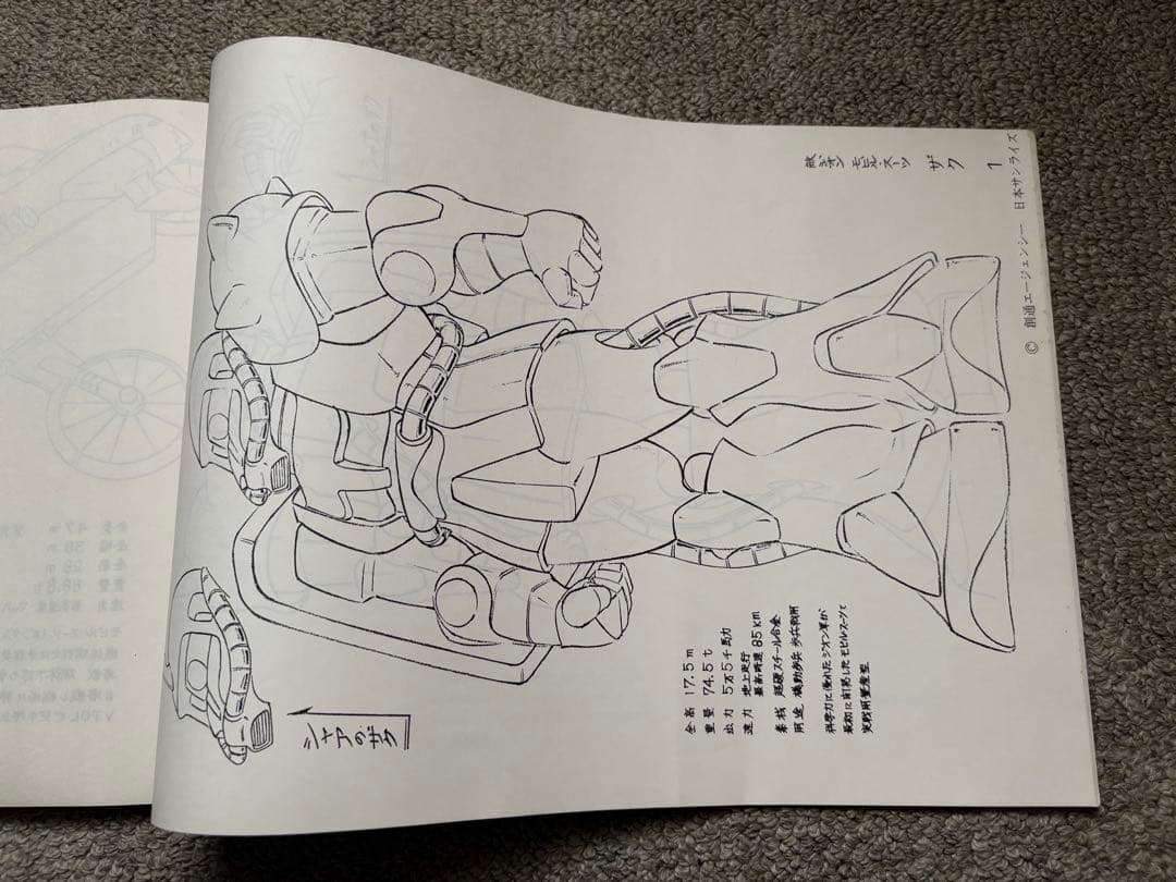 機動戦士ガンダム キャラクター設定集 ANIMEC - メルカリ