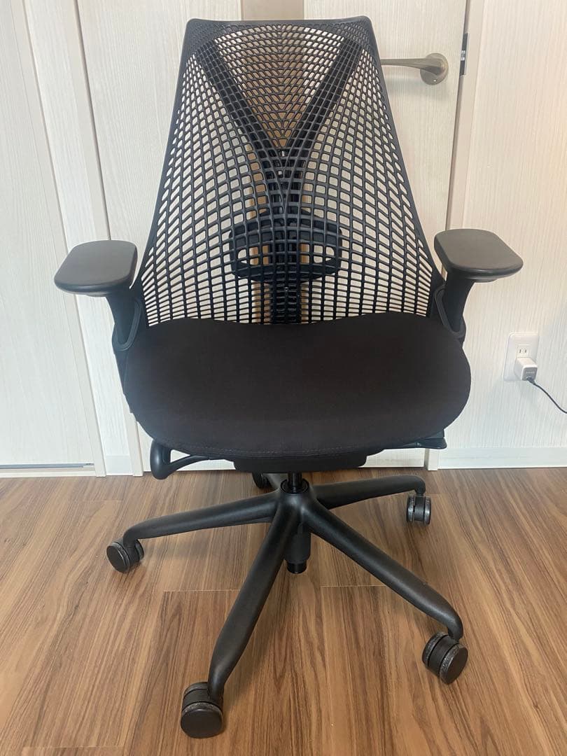 ハーマンミラー　セイルチェア　ブラック　フルアジャスタブル仕様 ハーマンミラー正規販売店】セイルチェア Sayl Chair ブラック フル