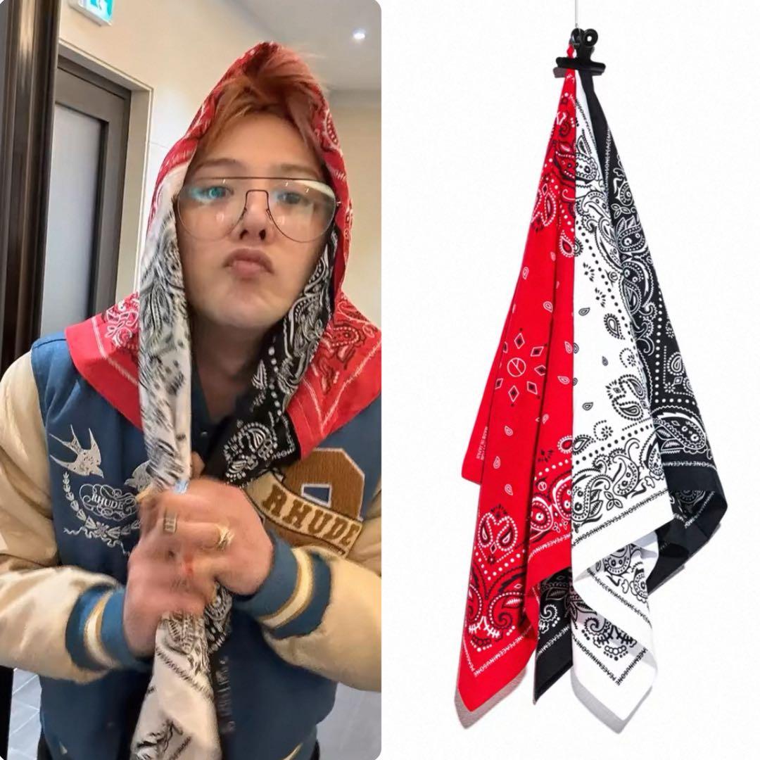 G-DRAGON ジードラゴン スカーフ ジヨン BIGBANG ビックバン ⑤ - メルカリ