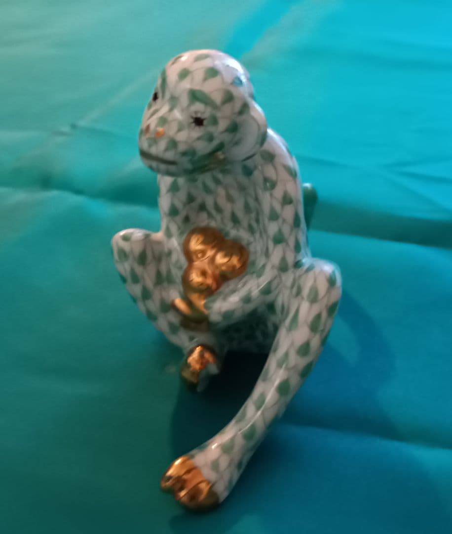 ヘレンド　HEREND　干支シリーズ　猿の置物 レア☆ヘレンド☆2004年 干支 フィギュリン 置物 猿 申年 - メルカリ