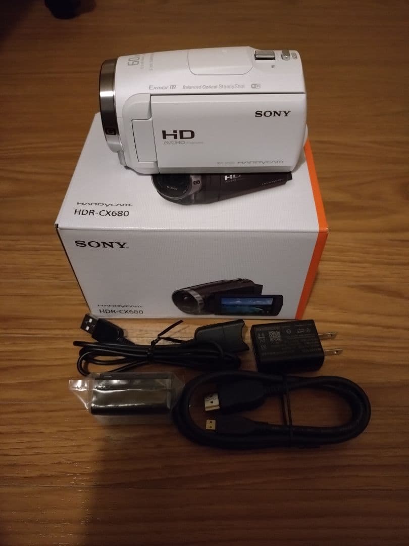SONY HDR-CX680 ホワイト ビデオカメラ 本体 ビデオカメラ SONY HDR-CX680 ホワイト SONY HDR-CX680 価格比較