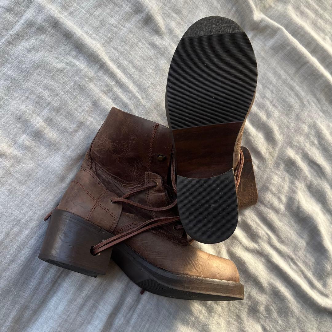 UNKNOWN race-up boots 正規 品