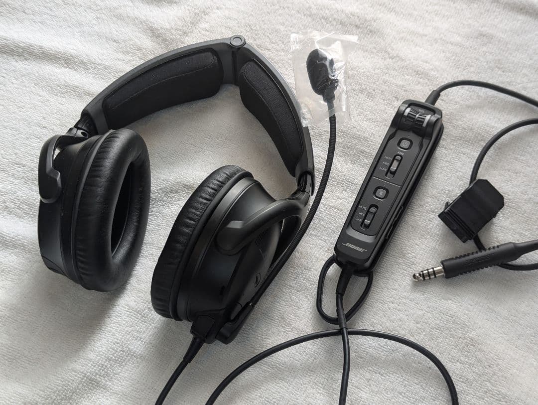 Bose A30 ヘリコプター用 強力ANR 3.5mmジャック入力, BTあり Bose A30® ANR Aviation Headset | Aircraft Spruce Canada