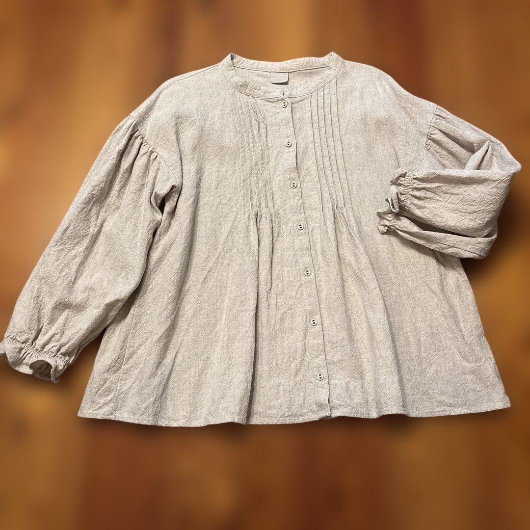 TSUHARU by Samansa Mos2 リネンブラウス 自由ヶ丘限定 - メルカリ