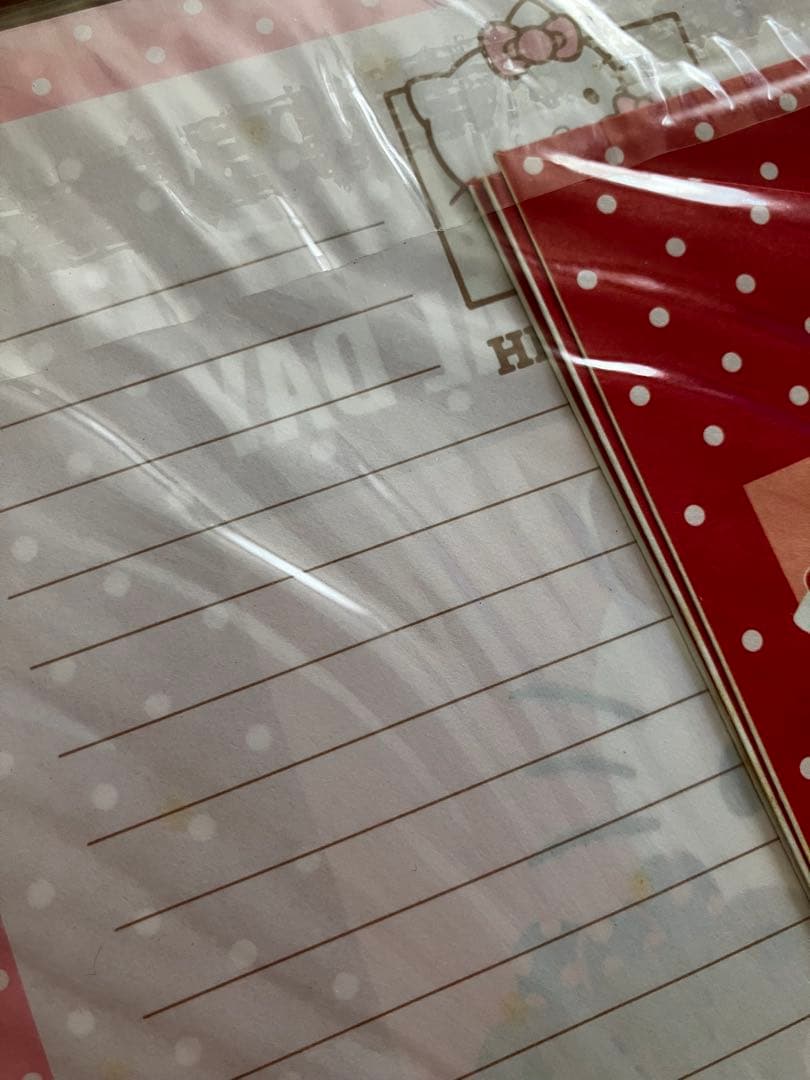 1986年製サンリオ ハローキティ レターセット2点 未使用 昭和レトロ