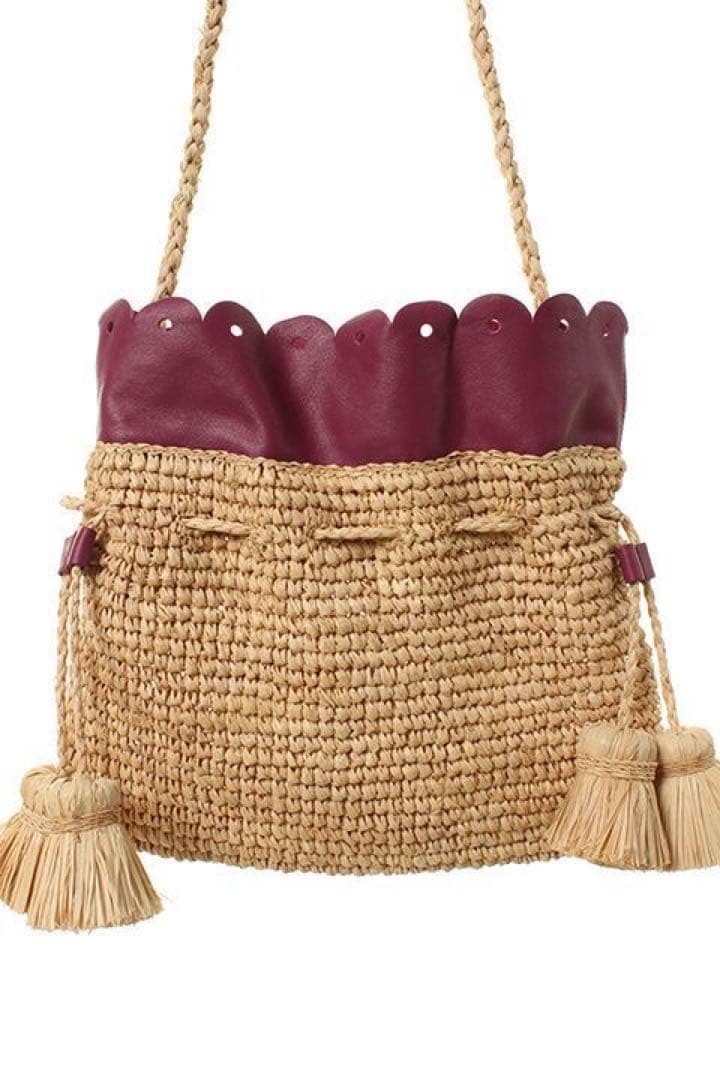 ☆MAho様専用出品LUDLOW ラドロー レザースカラップ巾着 新品未使用品