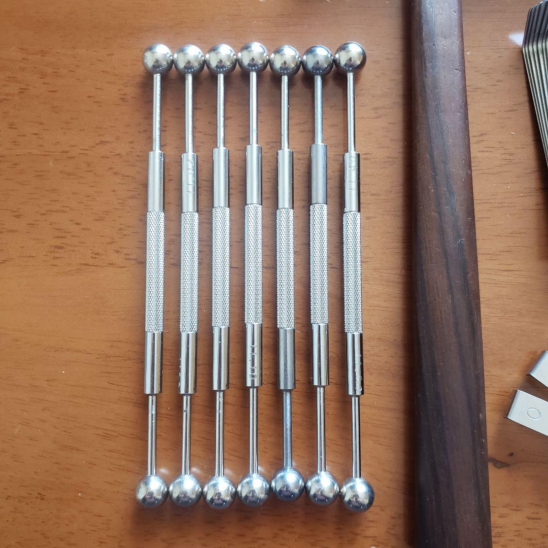 ☆パチンコ 釘調整12点セット ハンマー/ゲージ棒/板ゲージ/釘角度